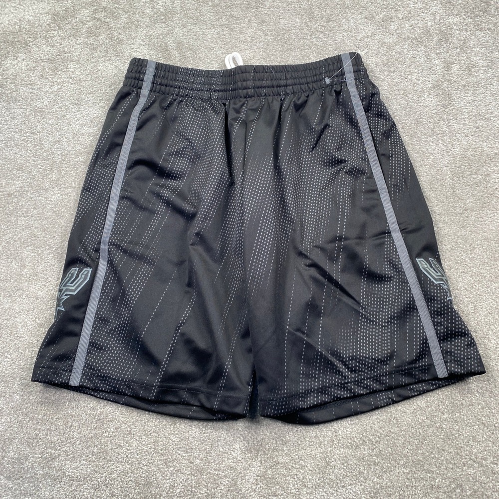 San Antonio Spurs NBA Classics Swingman Shorts Mens L Black  1998 Monochrome
